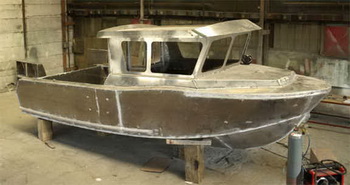 Outboard Motor Dinghy Storage Device
